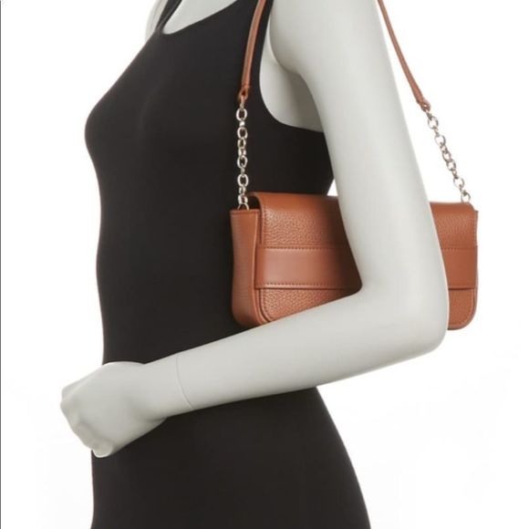 Lipault Paris Leather Chain Strap Shoulder Bag - Picture 5 of 10